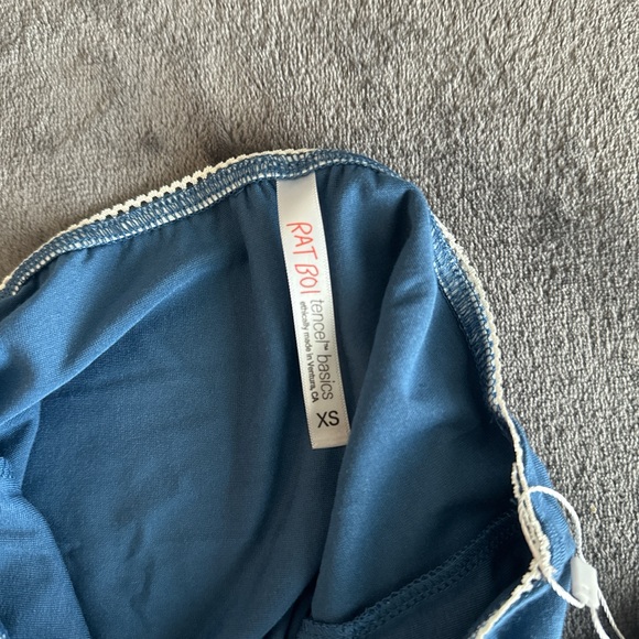 BRAND NEW Rat boi contour tube top tank in blue - Picture 5 of 5